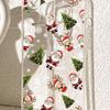 Santa Claus & Tree Shockproof Clear Case for iPhone 15/16/17 Pro Max