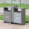 Outdoor Stainless Steel Trash Can