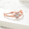 fashion temperament round Haoshi women's bracelet temperament versatile holy light bracelet flash diamond bracelet full of diamonds advanced sense