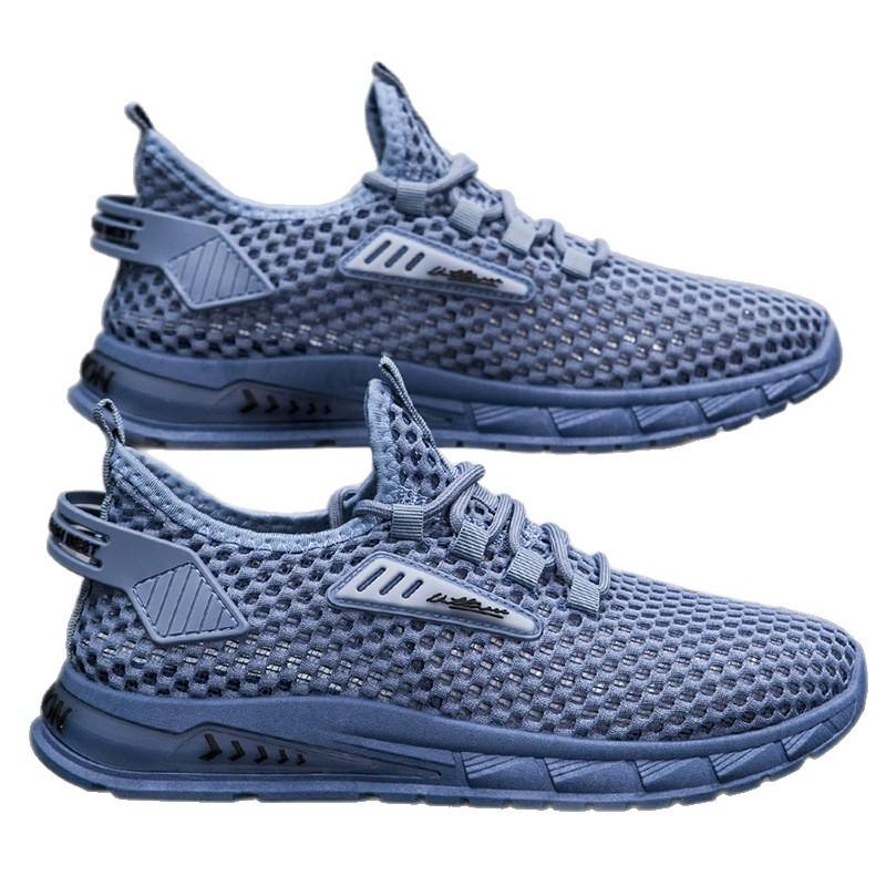 Herrskor Plusstorlek Andningsbara Fly-Knit Sneakers - Sommaren 2025
