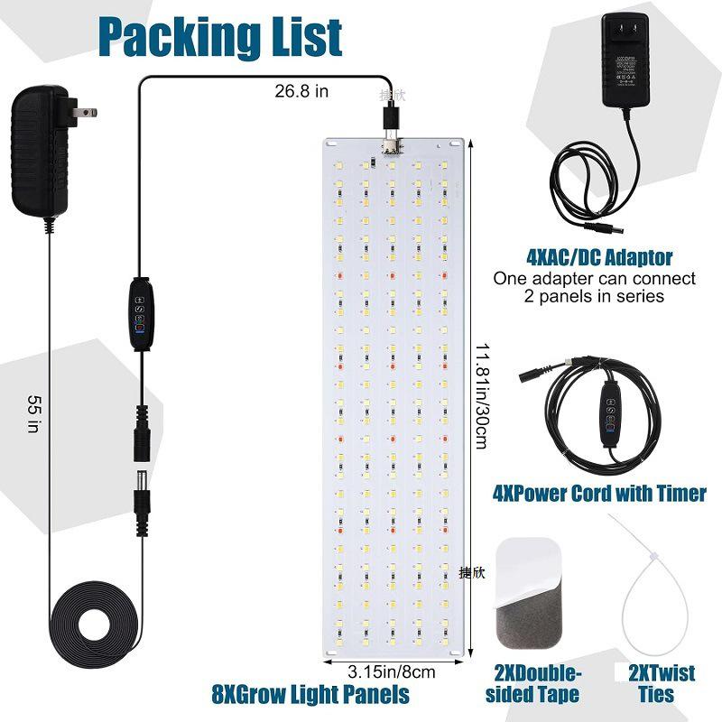 Full Spectrum LED Grow Light for Indoor Plants, Seedlings, and Aquariums