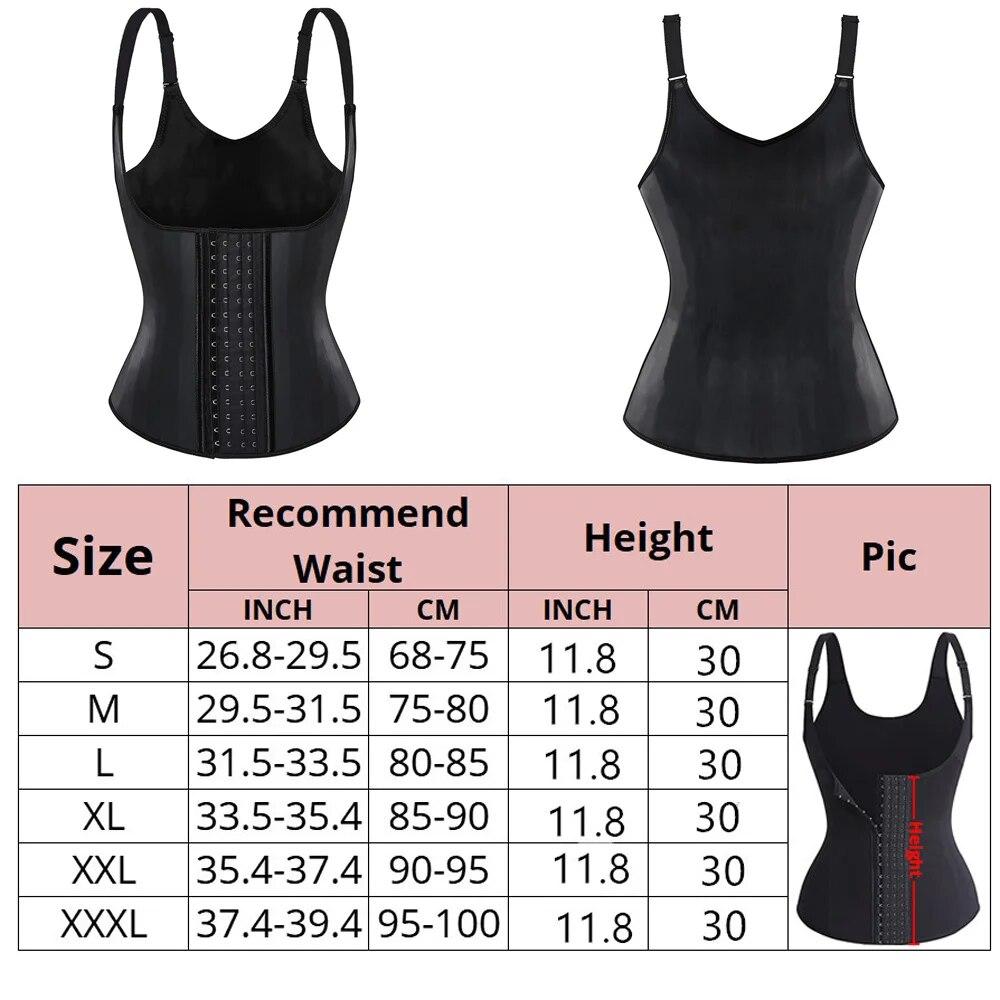 Taillentrainer-Weste, Schlankheitskorsett zur Gewichtsreduktion, Body Shaper, Saunaanzug, Kompressionsshirt, Bauchgürtel, Tops, Shapewear, 1 Stück