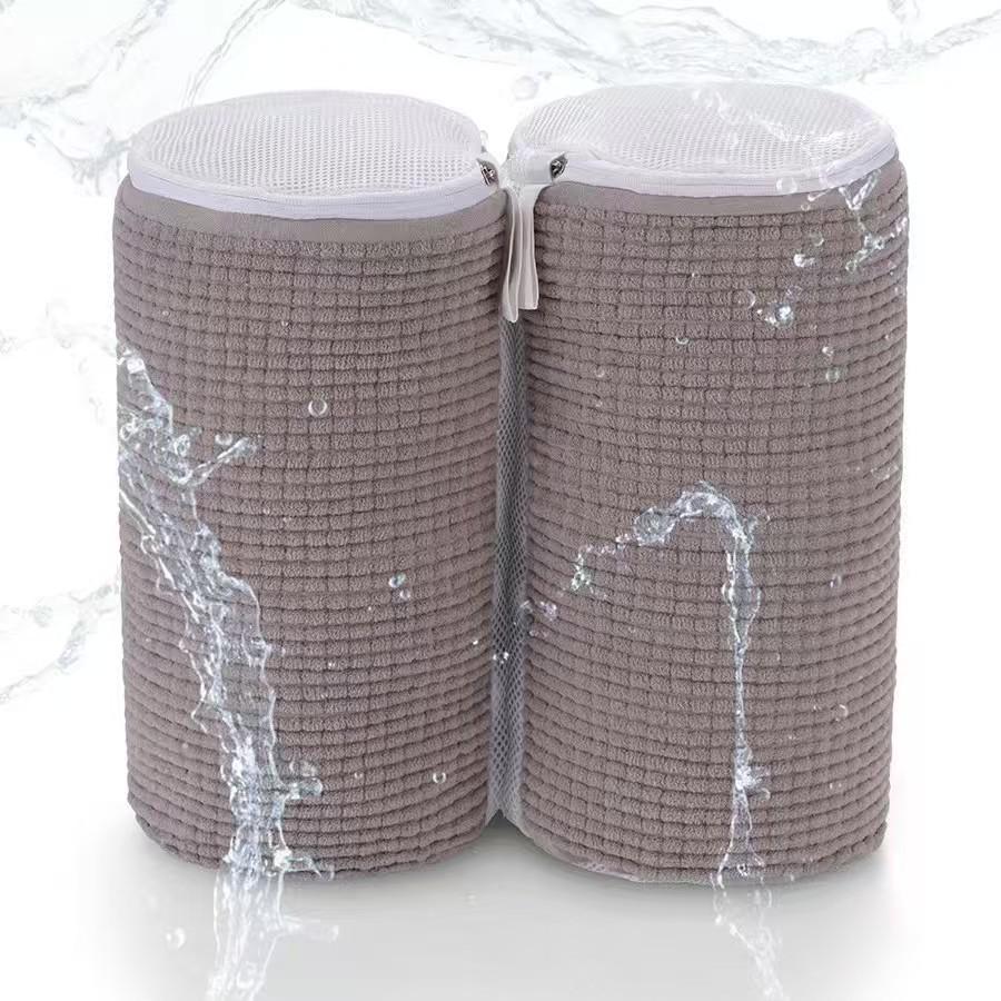 

Мешок для стирки обуви, препятствующий деформации в стиральных машинах темно-серого