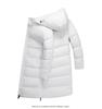 Men's Trendy Winter Long Hooded Down Jacket, Over-the-Knee, White Duck Filling, Unisex Outdoor Warmth Coat.