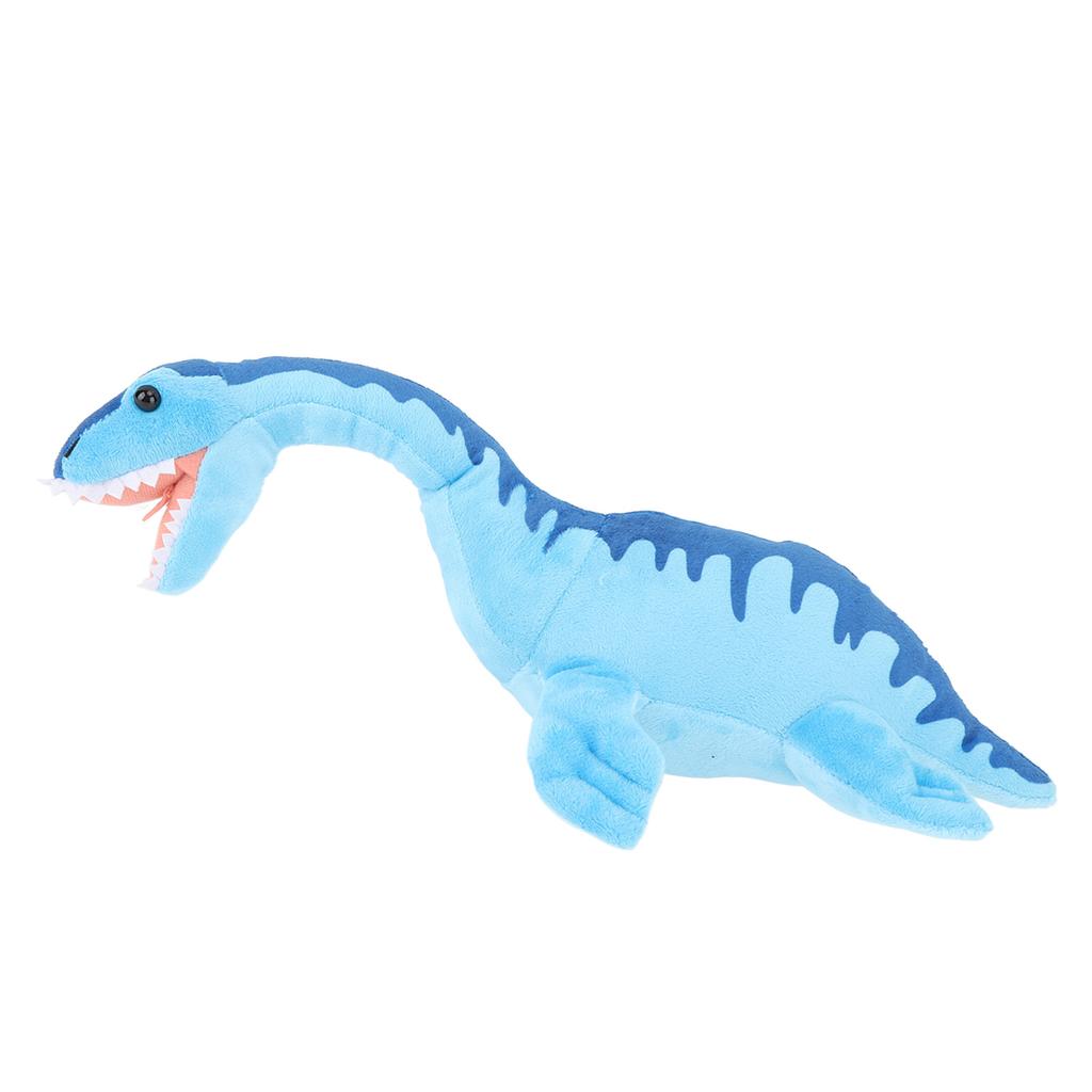 Plesiosaurus Dinosaur Plush Toy Realistic Soft Blue Dinosaur Stuffed Animal Toy for Bedroom