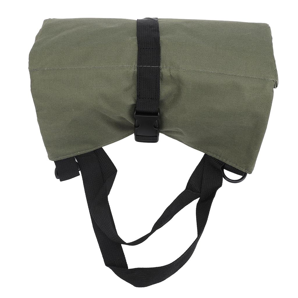 Tool Bag Roll Up Organizer Canvas Portable Hardware Storage with 5 Zip Pockets for Electrician