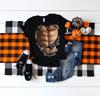 Six Pack Buikspieren Grappig Halloween Spieren Kostuum T-shirt Kleding Cadeau Kind Kind Baby Romper Eendelig