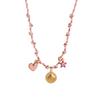 New summer shell starfish butterfly turtle chili elephant pearl necklace DIY multi pendant colorful rope