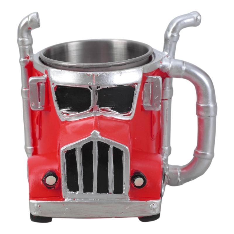 Realistic Truck Shape Mug With Sturdy Resin Materials Perfect For Truck Enthusiasts And Outdoor Sports Lover