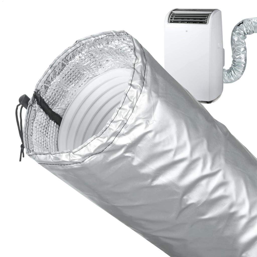Portable AC Hose Cover Adjustable Portable Ac Insulation Home Appliances Accessories for Outdoor Wall Garage Sliding Summer