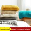 Sofa Throw & Bed Runner - Woven Air Conditioning Shawl for Summer Naps