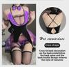 Manyan Sexy Lace Halter Neck Halloween Bunny Girl Witch Costume 