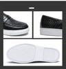 Men's British Style Skate Shoes: Large Size Leather Loafers Slip-On Casual Driving Shoes