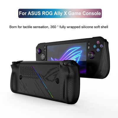 Silicone Protective Skin Cover Shockproof Drop-proof Gaming Handhelds Case Dustproof Host Shell for ASUS ROG Ally X Game Console