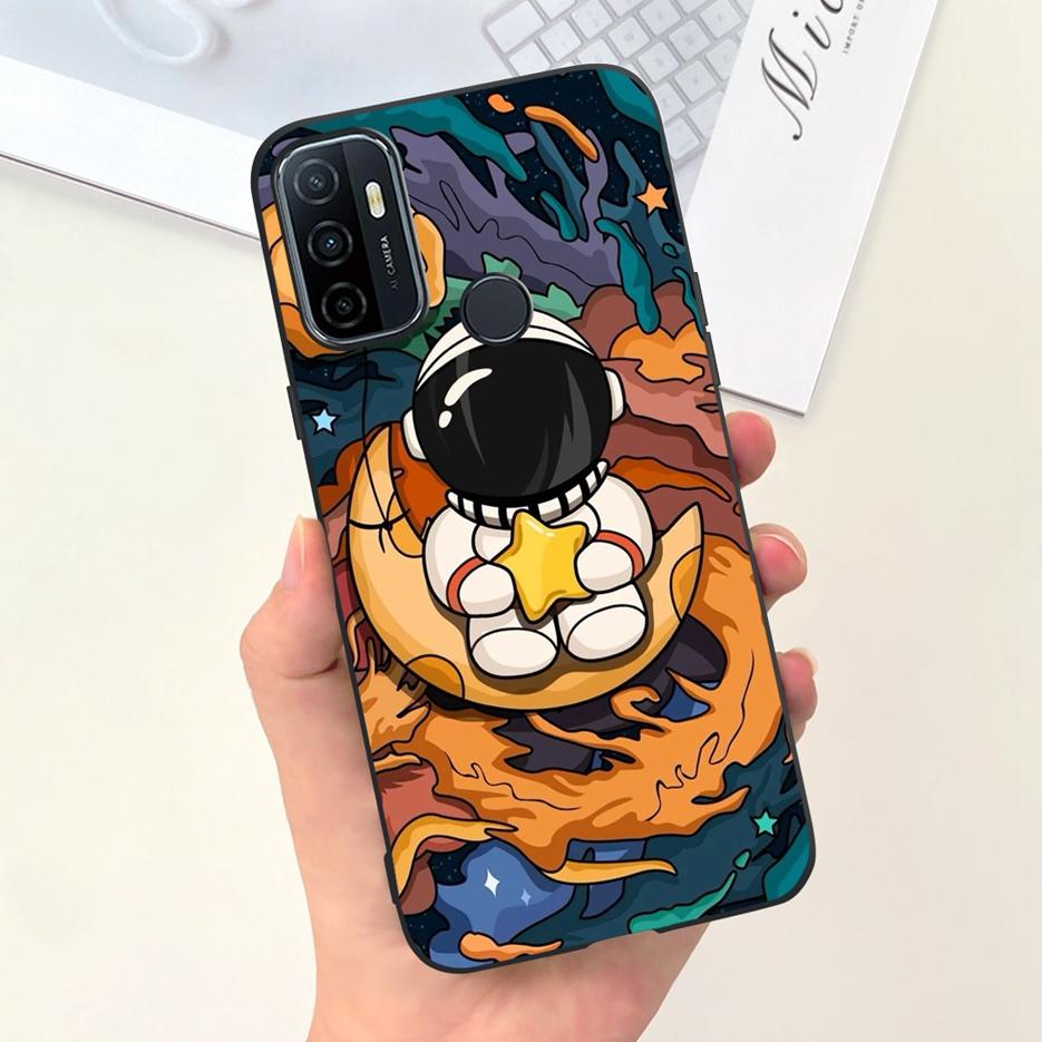 For Oppo A53 A53s Case Cute Fashion Cartoon Painted Cover Soft TPU Phone Case For Oppo A53s A 53 S OppoA53 S Fundas Coque Bumper