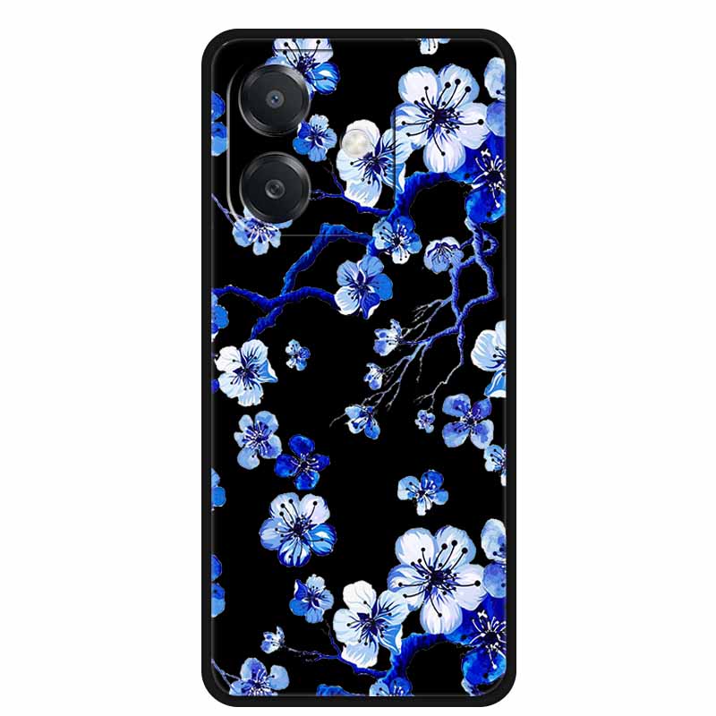 Para OPPO A3 / A3x 5G Funda 6.67" Funda Negra Silicona Suave Funda para Teléfono Para OPPO A3x A3 5G Funda Trasera A 3x A 3 x A3 x Dibujos Animados