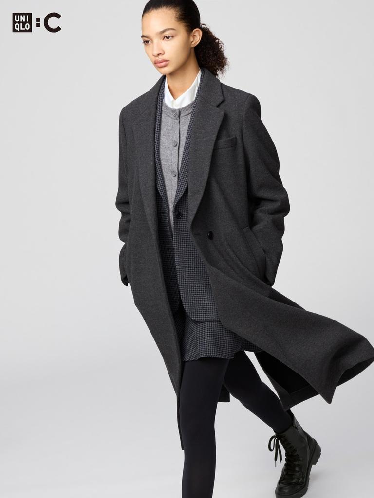 Uniqlo Long Coat Model