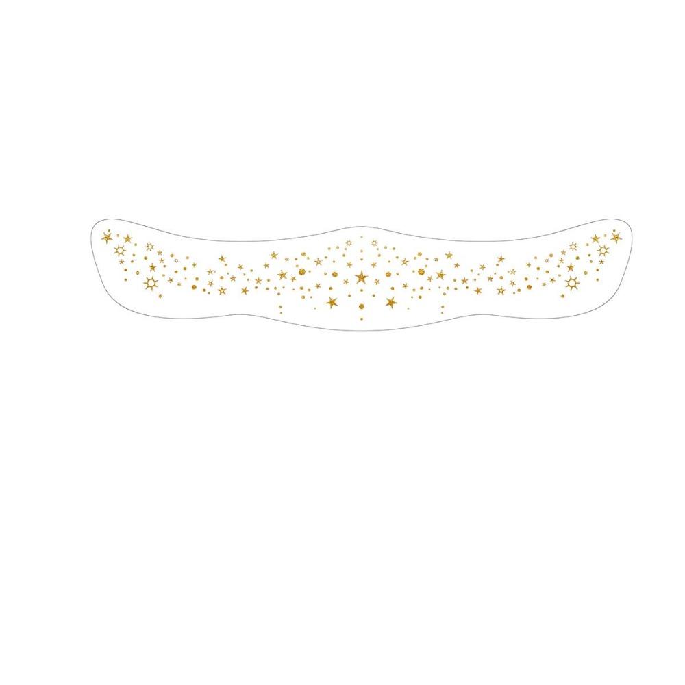 DIY Collarbone Freckle Tattoo Butterfly Star Dots Heart Bronzing Sparkle Face Temporary Tattoo Clavicle Chest Position