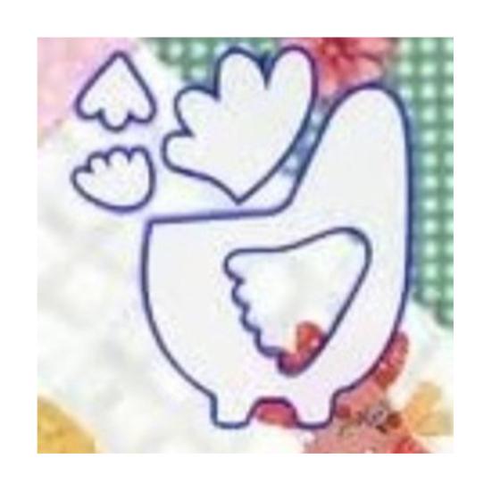 

Шаблоны для лоскутного шитья с изображением курицы Шаблоны для шитья из акрила в форме курицы Пэчворк на куриную тематику своими руками B