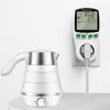 Qoltec Watomierz Energy Consumption Meter PM0627 with Measurement History | 3680W | 16A | LCD