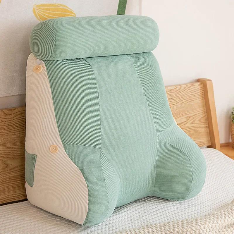 Summer New Corduroy Cool Cushion Waistrest Full Fit Large Backrest Multi Functional Solid Color Cool Cushion Waistrest