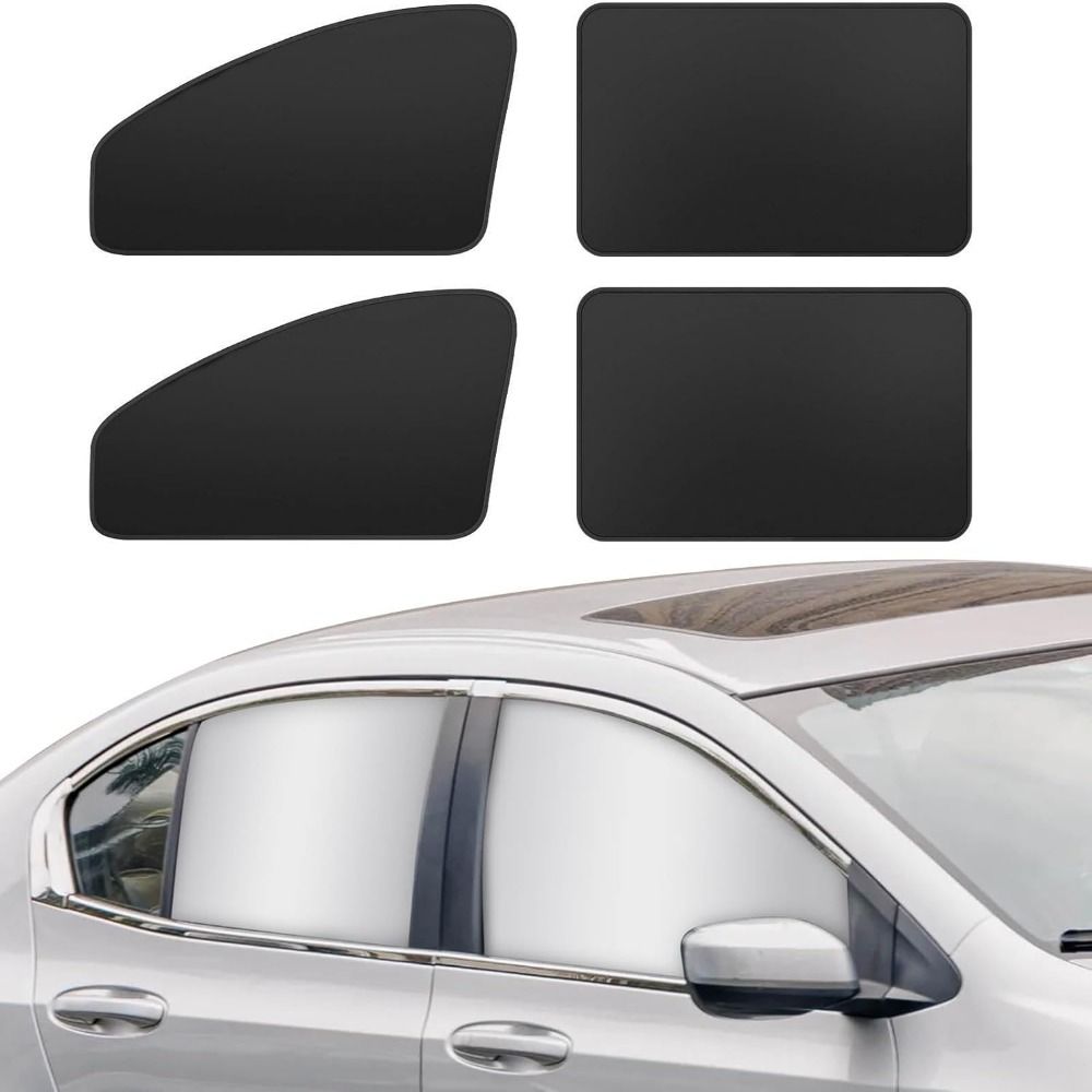 2/4Pcs Blackout Car Window Covers Magnetic Car Privacy Curtains Car Window Sun Shade  Baby Care