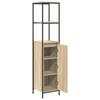 Bathroom Cabinet with Shelves Sonoma Oak Finish 36 X 35 X 165 Cm