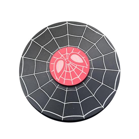 Rund Captain America Spideman Alloy Fingerspiss Gyro Hand Spinner Anti-stress leketøy