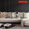 2D Vintage Floral Embossed Style Throw Pillow Covers Pattern Cushion Cover Suitable For Sofa Bedroom Car Pillow Cover