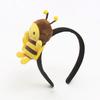 Plush Bee Doll Hairband Cute Animal Bee Hairband Funny Bee Plush Headband  For Women and Girls