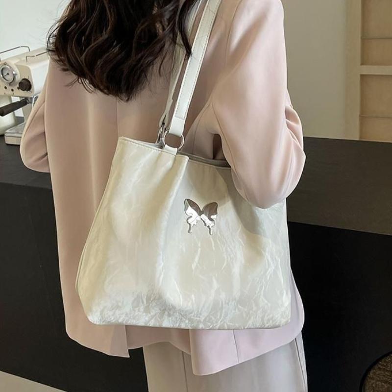 Butterfly Tote Large Women's Bag Fashionable Commuter Bag Large Capacity Versatile Shoulder Bag