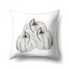 Thanksgiving Pillowcase Blessing Maple Leaf Pumpkin Sofa Cushion Cover Office Home Living Room Pillowcase