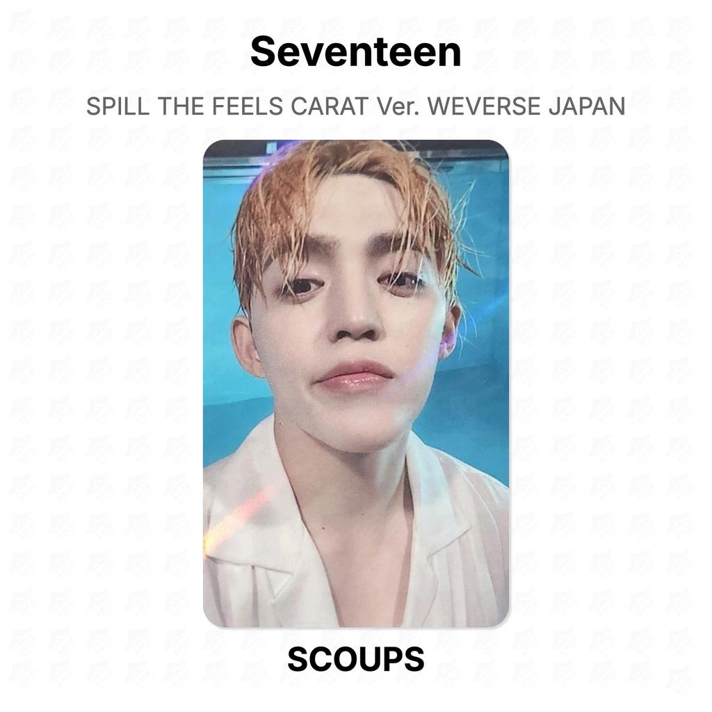 Seventeen SPILL THE FEELS CARAT Ver. WEVERSE JAPAN Official Photocard