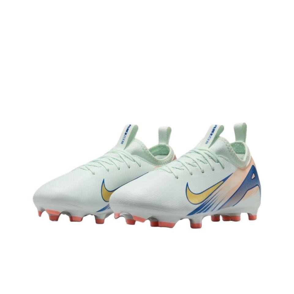 New Nike Mercurial Vapor 16 Anti Kick Cushioning Low Top Kids' Soccer Shoes Light Blue Teenagers FZ1611-300