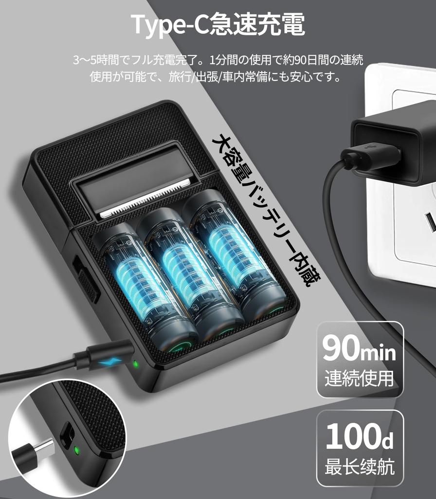 YIERSAN Compact Electric Portable Shaver for Wet and Dry with IPX6 Waterproof and and Facial Shaver for Close Suitable for Shaving In the Perfect for