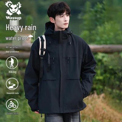 Wassup Sohot Men's 3-in-1 Warm Fleece Jacket