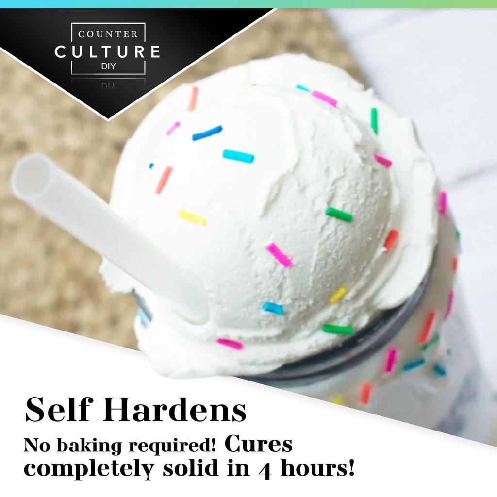 Counter Culture DIY Sculpting 2-Part Modeling Compound, 4 Oz Total, VOC-Free, for Artist Clay Crafts, No Baking Required