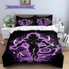 Frieza Pattern Bedding,Quilt Set Quilt Cover Pillowcase Home Birthday Gift (1 * Duvet Cover + 2 * Pillowcase, Without Core)
