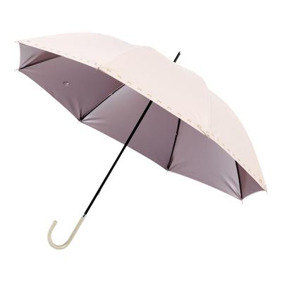 Moonbat Long Sun and Rain Light Heat UV Ribbon Dot Pink [Esta] Women's Parasol, Protection, Blocking, Blocking, Protection, Print, 31-230-30265-06,