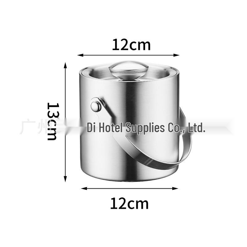 ZISIZ 1.0L Artificial Crystal Insulated Ice Bucket