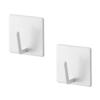 Yamazaki Magnet Bathroom Hook Set 2 White Approximately W5XD3.5XH5cm Mist Storage Space-Saving 4235