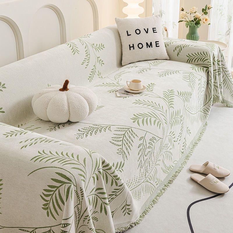 

Чехол для дивана из шенилла, защитный чехол для мебели, современный диван, полотенце 180*130cm зелёный