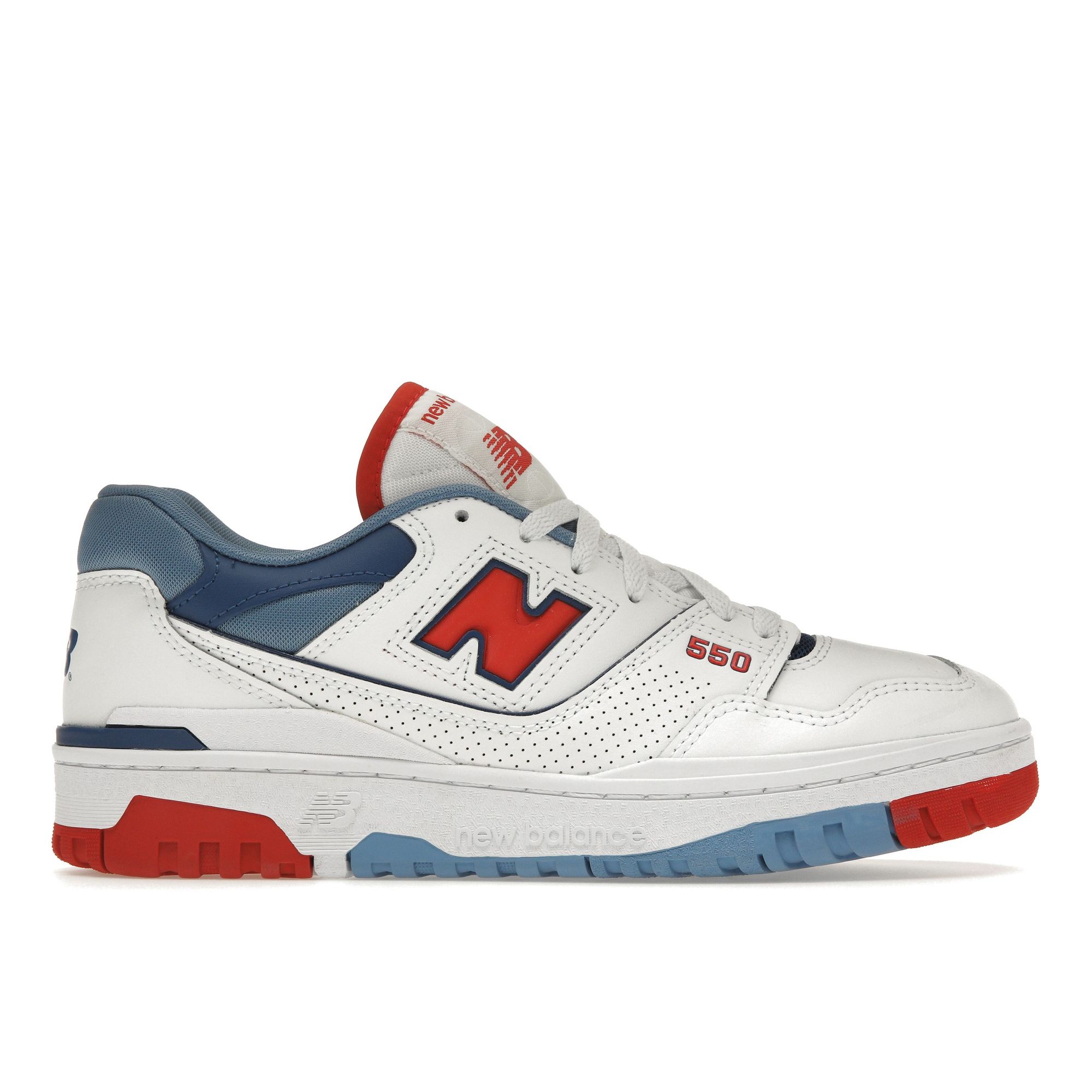 

Кроссовки унисекс New Balance 550 Red Atlantic Blue Белые True-Red BB550NCH 42