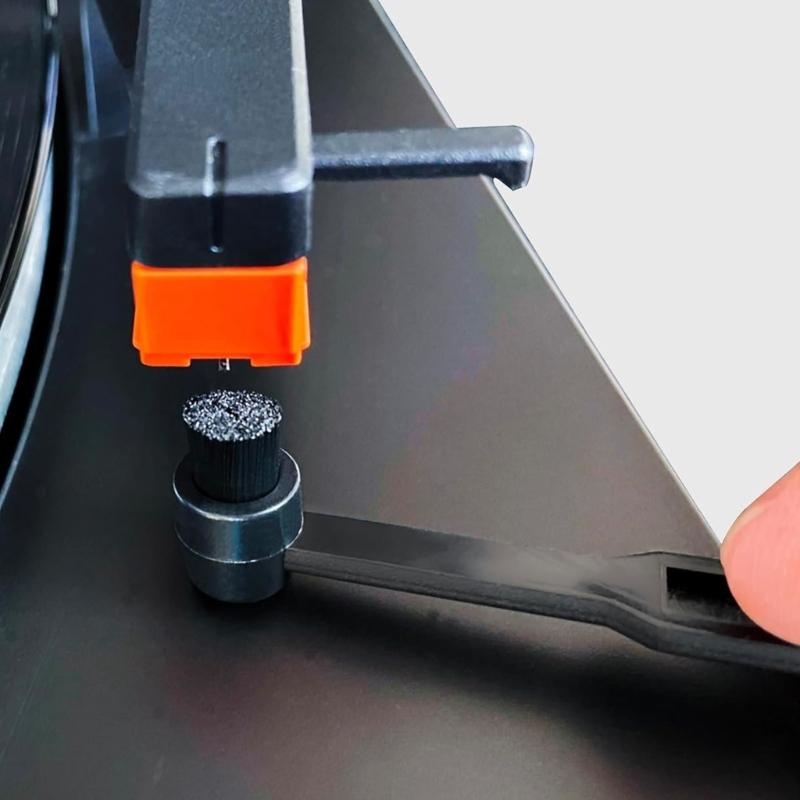 Turntable Needle Diamonds Styluses with Cleaning Brush Phonograph Maintenance Part Record Player Needle for Players