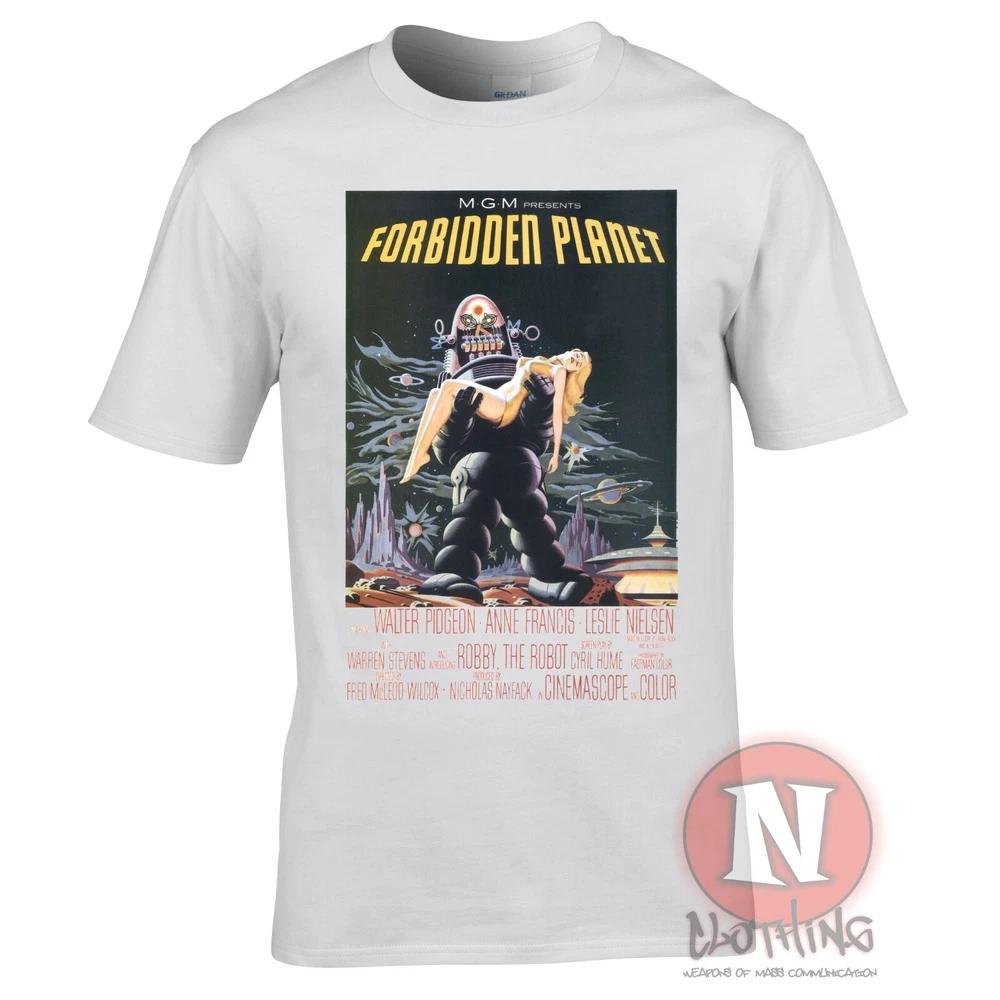 Forbidden Planet TShirt Classic Science Fiction Movie Poster 1956 S