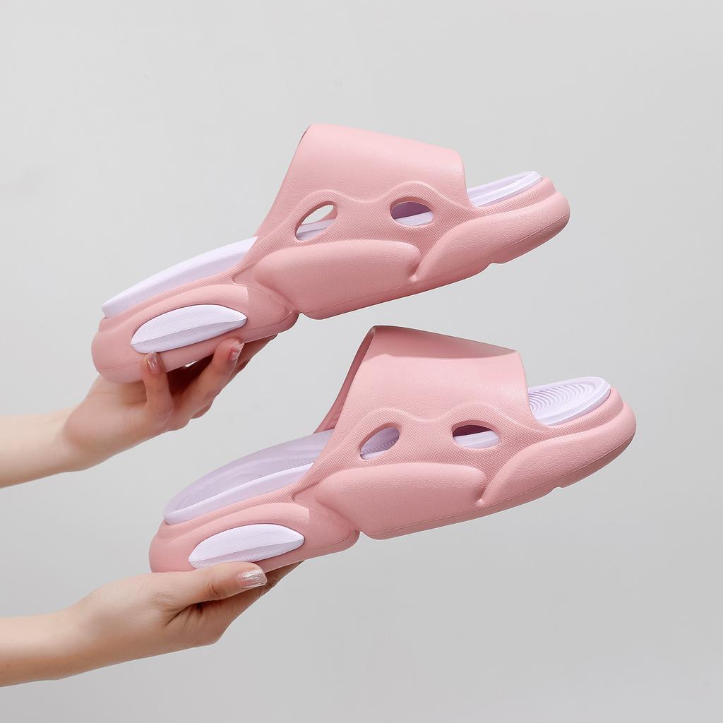 Fashion KIDMI Women Platform Flat Slippers Fashion Women EVA Slippers Summer Beach Slippers Home Bathroom Sandals New Unisex Shoes