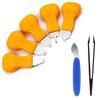 TICFROG Watch Back Case Opener for Battery Watch and More Removing the Case Watch Pry Watch Tool for Battery Includes 6 Watch Pry Tools and 1 Tweezers