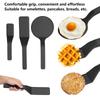 3 Piece Set Easy To Use Nylon Scraper Heat Resistant Spatula Scraper Spatula Set  Frying Eggs