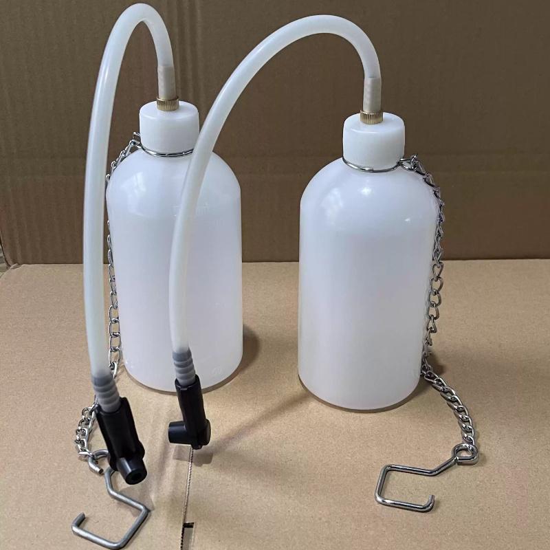 Manual Brake Fluid Extractor & Collection Bottle Hand Pump Tool for Brake & Clutch Fluid Service Automotive Repair Tool 1L