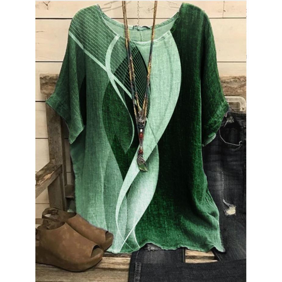 

Весна Лето Топы Женские Повседневные 3D Кошка Животное Принт Футболка Винтаж Свободная Футболка С Коротким Рукавом Плюс Размер 6XL